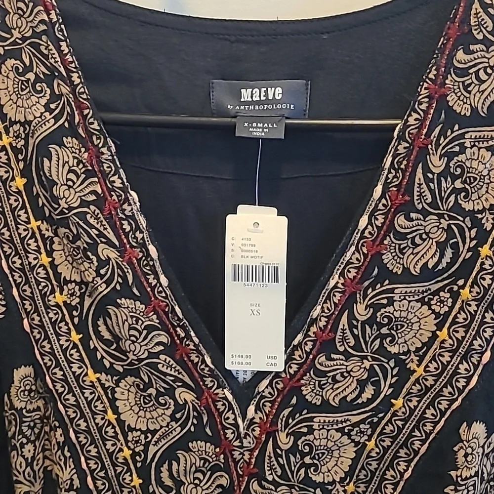 NWT Anthropologie Maeve Avalon Shift Dress XS - Picture 3 of 5